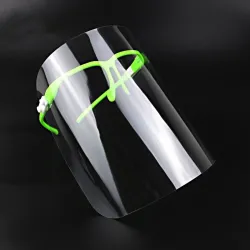 Transparent mun / ansiktsmask - plast full ansikte sköld - visir - läppläsning