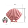 Seashell formad lagringsfodral för ansikte / munmasker - silikonpåse