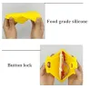 Custodia portaoggetti a forma di conchiglia per maschere viso / bocca - sacchetto di silicone