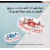 MIRBEST Color X09 - APP Custom - Character Display - Gravity Sensor - Smart - RTF - Bleu