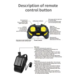 MIRBEST Color X09 - APP Custom - Character Display - Gravity Sensor - Smart - RTF - Bleu