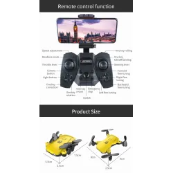 XLURC LU Mini 2 - WiFi - FPV - Caméra HD 4K - RTF