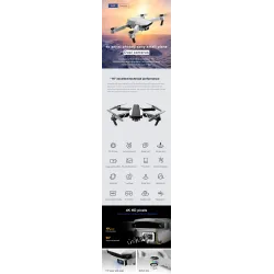 DronesS62 - WIFI - FPV - 4K Dual Camera Switch - plegable - RTF