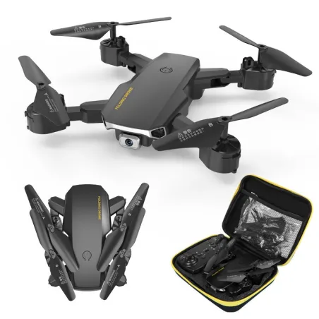 S60 Mini Drone - WIFI - FPV - Caméra double HD 4K - 15mins Temps de vol - Foldable - RTF