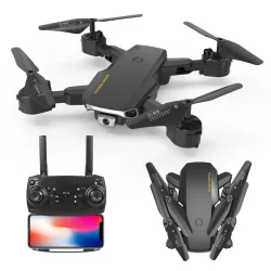 S60 Mini Drone - WIFI - FPV - Caméra double HD 4K - 15mins Temps de vol - Foldable - RTF