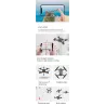 S60 Mini Drone - WIFI - FPV - 4K HD Dual Camera - 15mins Flight Time - Foldable - RTF