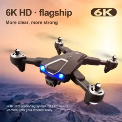 DronesLSRC LS-25 - Mini - GPS - 5G - WiFi - FPV - 6K/4K ESC HD Dual Camera - plegable - RTF