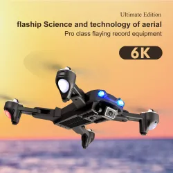 DronesLSRC LS-25 - Mini - GPS - 5G - WiFi - FPV - 6K/4K ESC HD Dual Camera - plegable - RTF