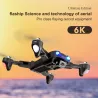 DronesLSRC LS-25 - Mini - GPS - 5G - WiFi - FPV - 6K/4K ESC HD Dual Camera - plegable - RTF
