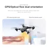 DronesLSRC LS-25 - Mini - GPS - 5G - WiFi - FPV - 6K/4K ESC HD Dual Camera - plegable - RTF