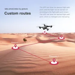 LSRC LS-25 - Mini - GPS - 5G - WiFi - FPV - 6K/4K ESC HD Dual Camera - Foldable