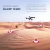 DronesLSRC LS-25 - Mini - GPS - 5G - WiFi - FPV - 6K/4K ESC HD Dual Camera - plegable - RTF