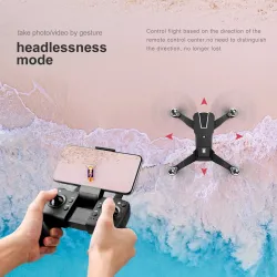 DronesLSRC LS-25 - Mini - GPS - 5G - WiFi - FPV - 6K/4K ESC HD Dual Camera - plegable - RTF