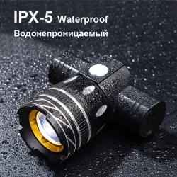 LucesBicycle Light - 800 Lumen - T6 - Bike Headlight - USB Recargable