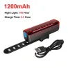 LucesBicycle Light - 800 Lumen - T6 - Bike Headlight - USB Recargable