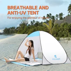 Camping Tent - 2 personer - Instant Pop Up - Anti UV