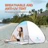 Camping Zelt - 2 Personen - Instant Pop Up - Anti UV