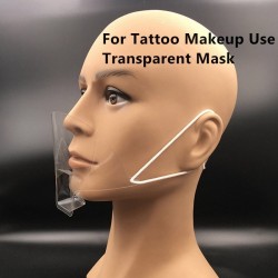 50Pcs/Box - Máscara - Higiene alimentar - plástico - protetor de rosto impermeável