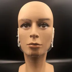 50Pcs/Box - Mask Mathygien - plast - Vattentät ansiktssköld