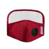 Masque visage - Lavable - Noir - Bleu - Rouge