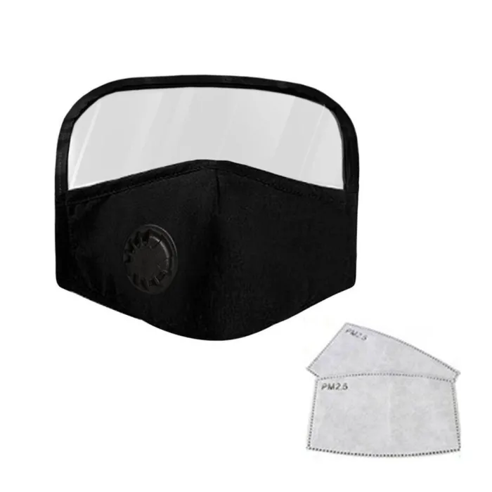 Maschera viso - Lavabile - Nero - Blu - Rosso
