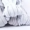 3/6/8/10MM - Vit/svart - Flat Elastic Bands - DIY-sömning