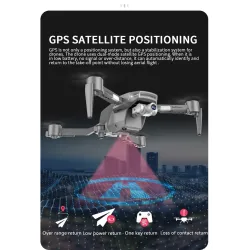 LYZRC L106 Pro 5G - WIFI - FPV - GPS - 4K HD Dual Camera Tvåaxel - Foldable - RTF