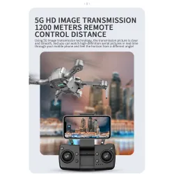 DronesLYZRC L106 Pro 5G - WIFI - FPV - GPS - Cámara doble HD 4K - Dos ejes - plegable - RTF