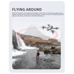 LYZRC L106 Pro 5G - WIFI - FPV - GPS - 4K HD Dual Camera Tvåaxel - Foldable - RTF