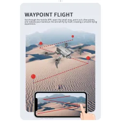LYZRC L106 Pro 5G - WIFI - FPV - GPS - 4K HD Dual Camera Tvåaxel - Foldable - RTF