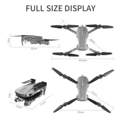 DronesLYZRC L106 Pro 5G - WIFI - FPV - GPS - Cámara doble HD 4K - Dos ejes - plegable - RTF