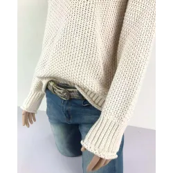 Frauen Pullover - Lange Ärmel - gestrickt