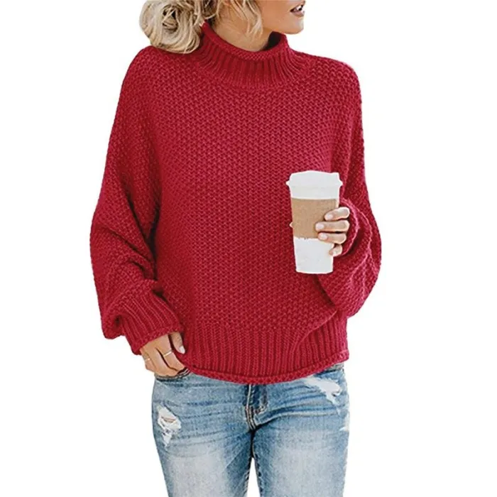 Frauen Pullover - Lange Ärmel - gestrickt