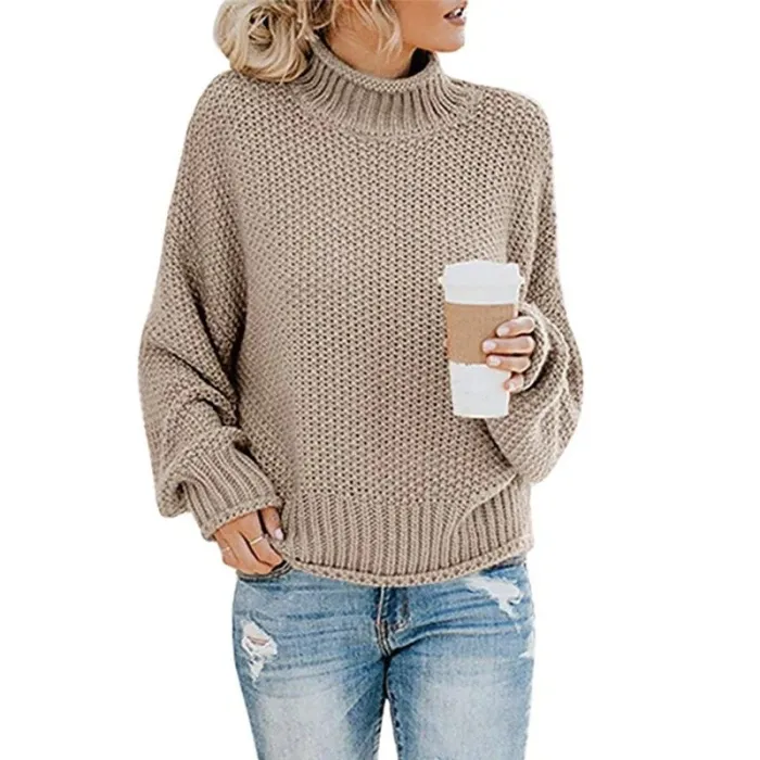 Frauen Pullover - Lange Ärmel - gestrickt
