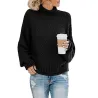 Kvinnor Sweaters Long Sleeve - Knitted