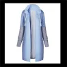 Mulheres Coats - Casual - Com capuz - Rosa - Azul - Preto