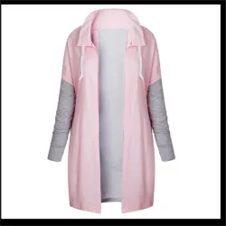 Frauen Mäntel - Casual - Kapuze - Pink - Blau - Schwarz