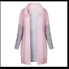 Frauen Mäntel - Casual - Kapuze - Pink - Blau - Schwarz