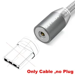 LED Magnetic USB Cable - Fast Charging - Type C - Micro USB - iOS