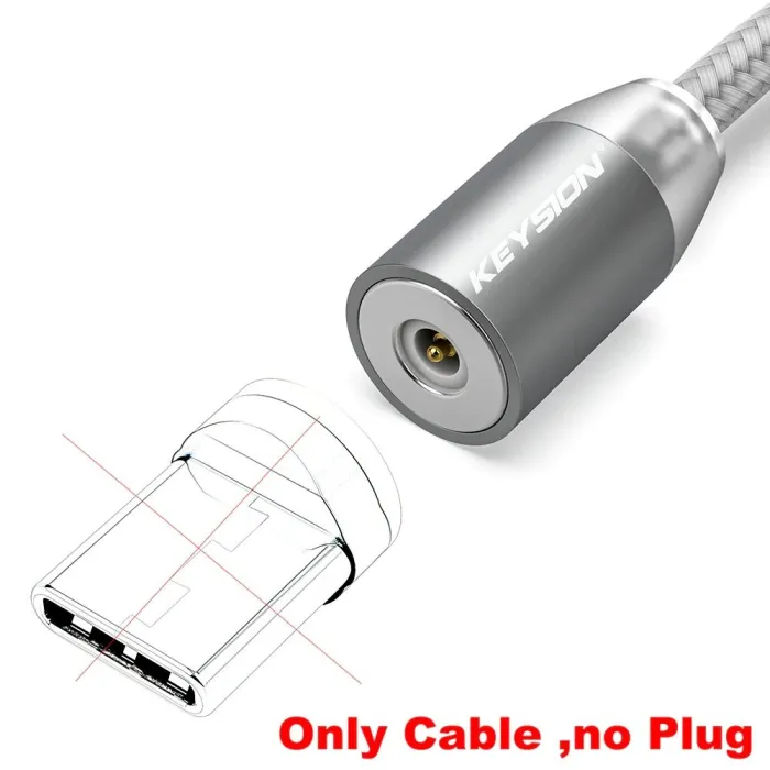 LED Magnetic USB Cable - Fast Charging - Type C - Micro USB - iOS
