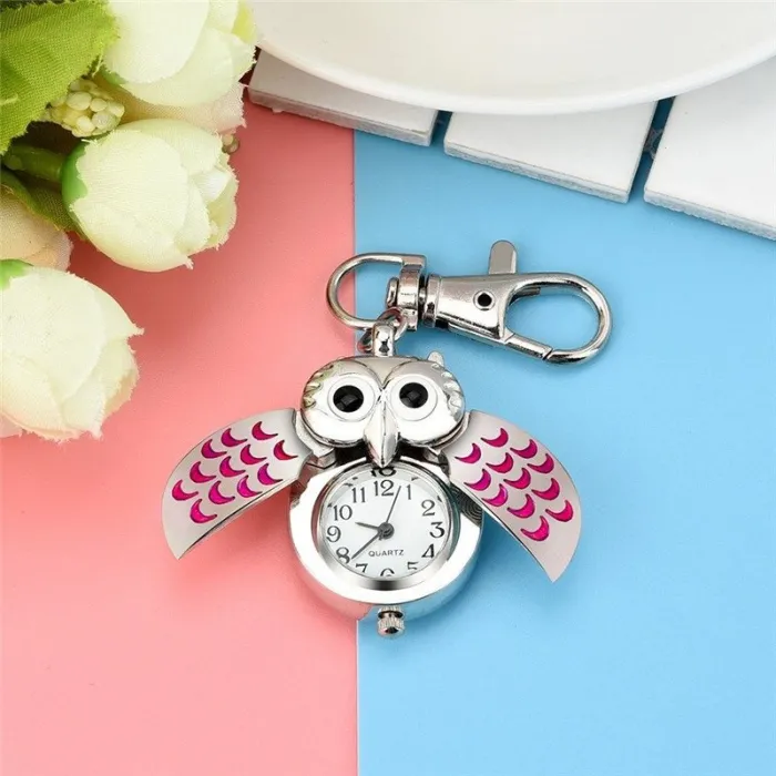 Gorgeous Owl Charm - Unisex - Keychain orologio