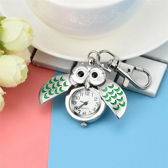 Gorgeous Owl Charm - Unisex - Keychain orologio