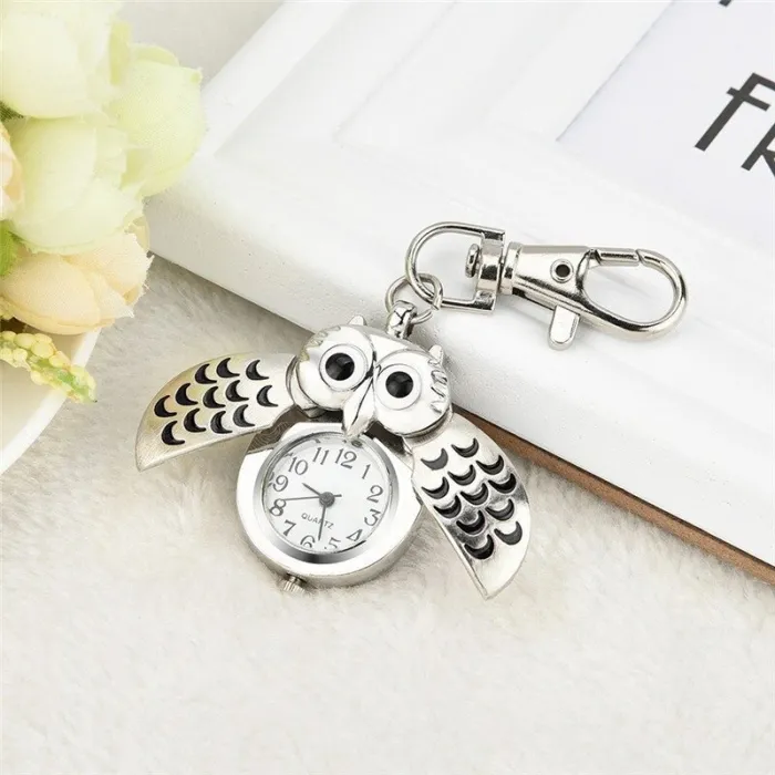 Gorgeous Owl Charm - Unisex - Keychain orologio