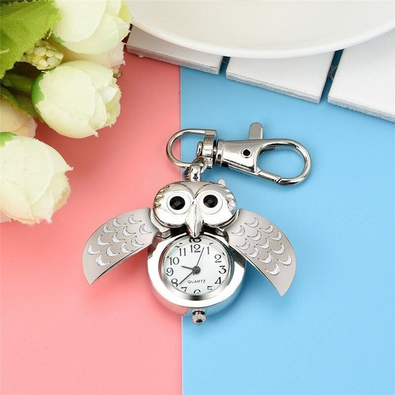 Gorgeous Owl Charm - Unisex - Keychain watch