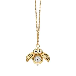 Vintage - Watch Owl - Collier pendentif