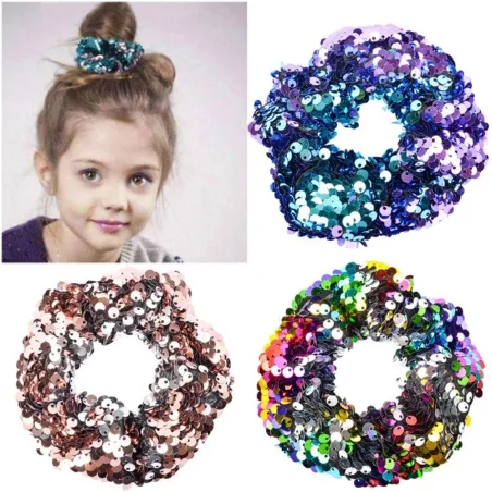 Capelli paillettes elastici
