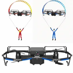 2 i 1 RC Stunt Paraglider WIFI - HD-kamera - Mini Drone RTF