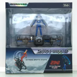 2 em 1 RC Stunt Paraglider - WIFI - HD Camera - Mini Drone - RTF