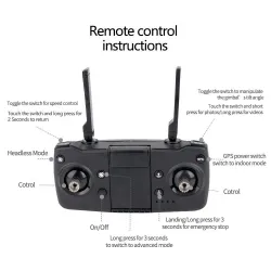 JJRC X15 Dragonfly - GPS - WiFi - FPV - 6K HD-kamera - Borstlös - RTF