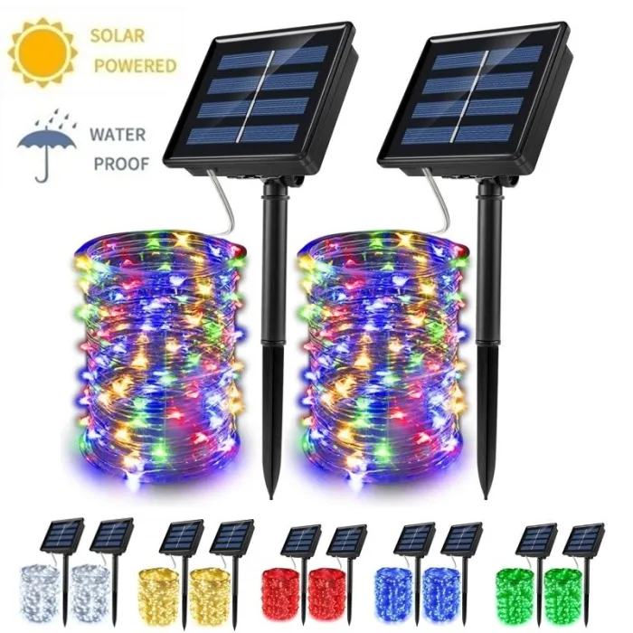 Luces & IluminaciónDecoraciones de Navidad - Solar String - Fairy Lights - impermeable
